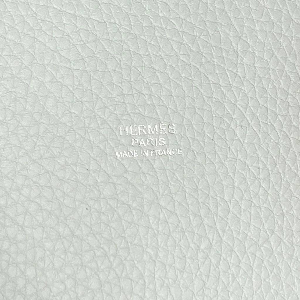 Hermes Picotin Lock Silver Handbag Taurillon Clemence — view 6