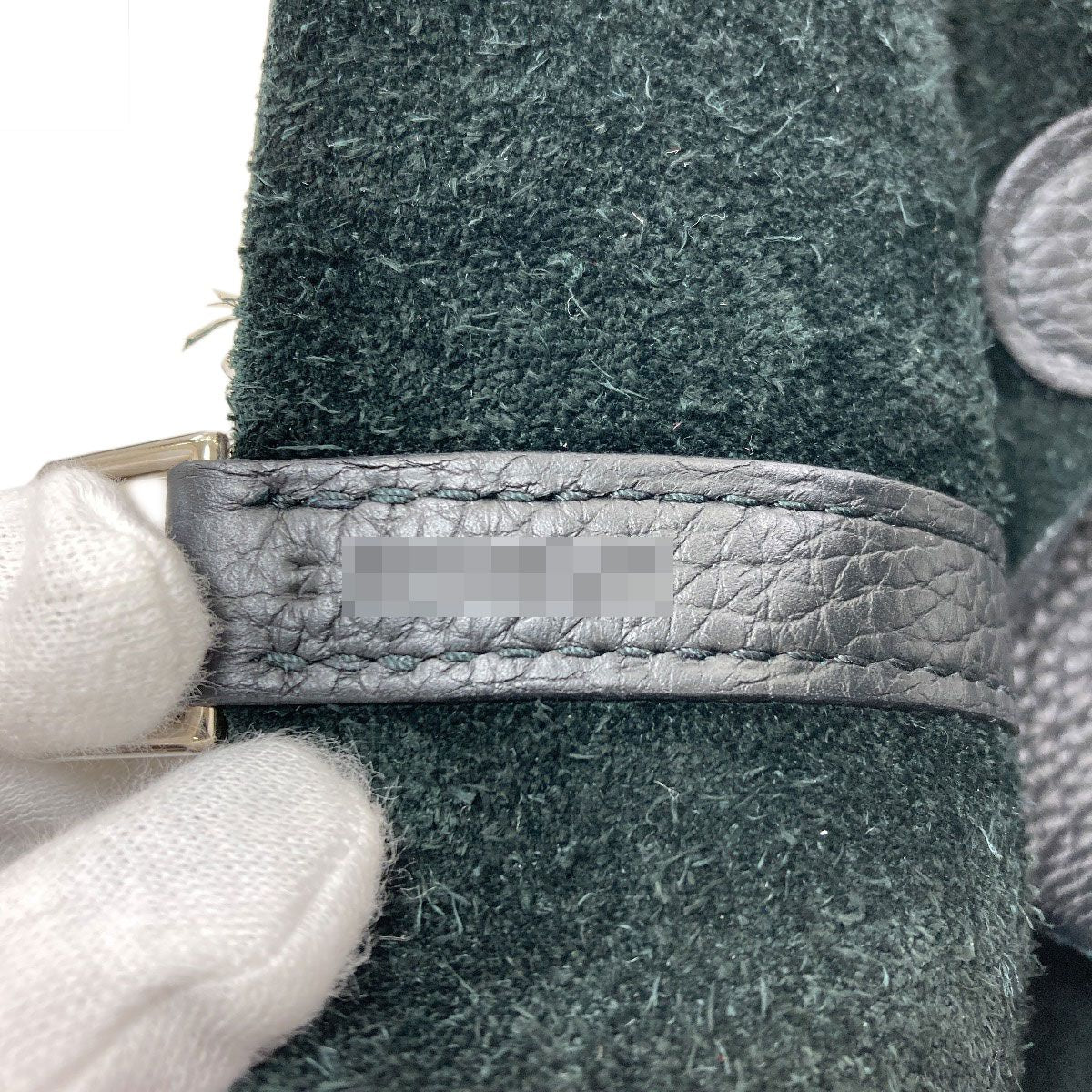 Hermes Picotin Lock Silver Handbag Taurillon Clemence — view 7