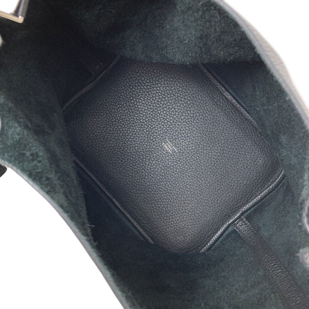 Hermes Picotin Lock Silver Handbag Taurillon Clemence — view 5