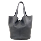 Hermes Picotin Lock Silver Handbag Taurillon Clemence — view 2