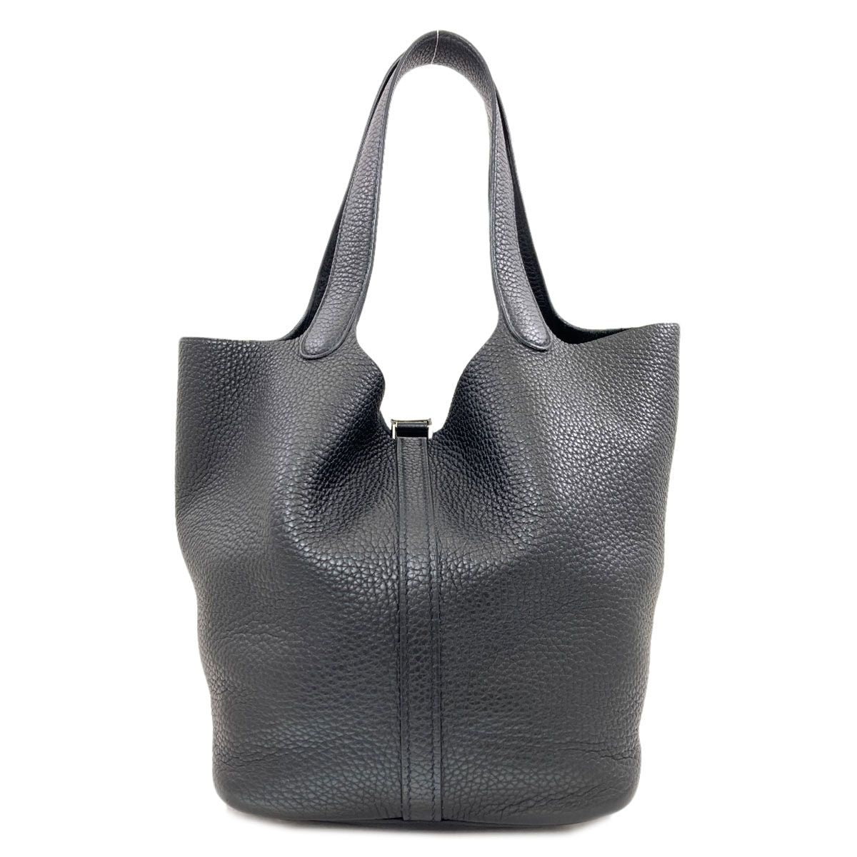 Hermes Picotin Lock Silver Handbag Taurillon Clemence — view 2