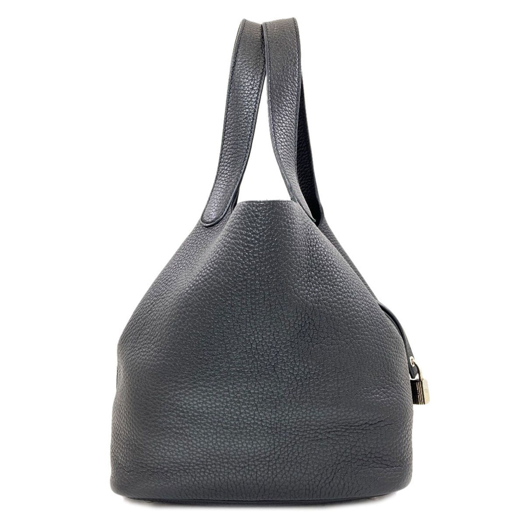 Hermes Picotin Lock Silver Handbag Taurillon Clemence — view 3