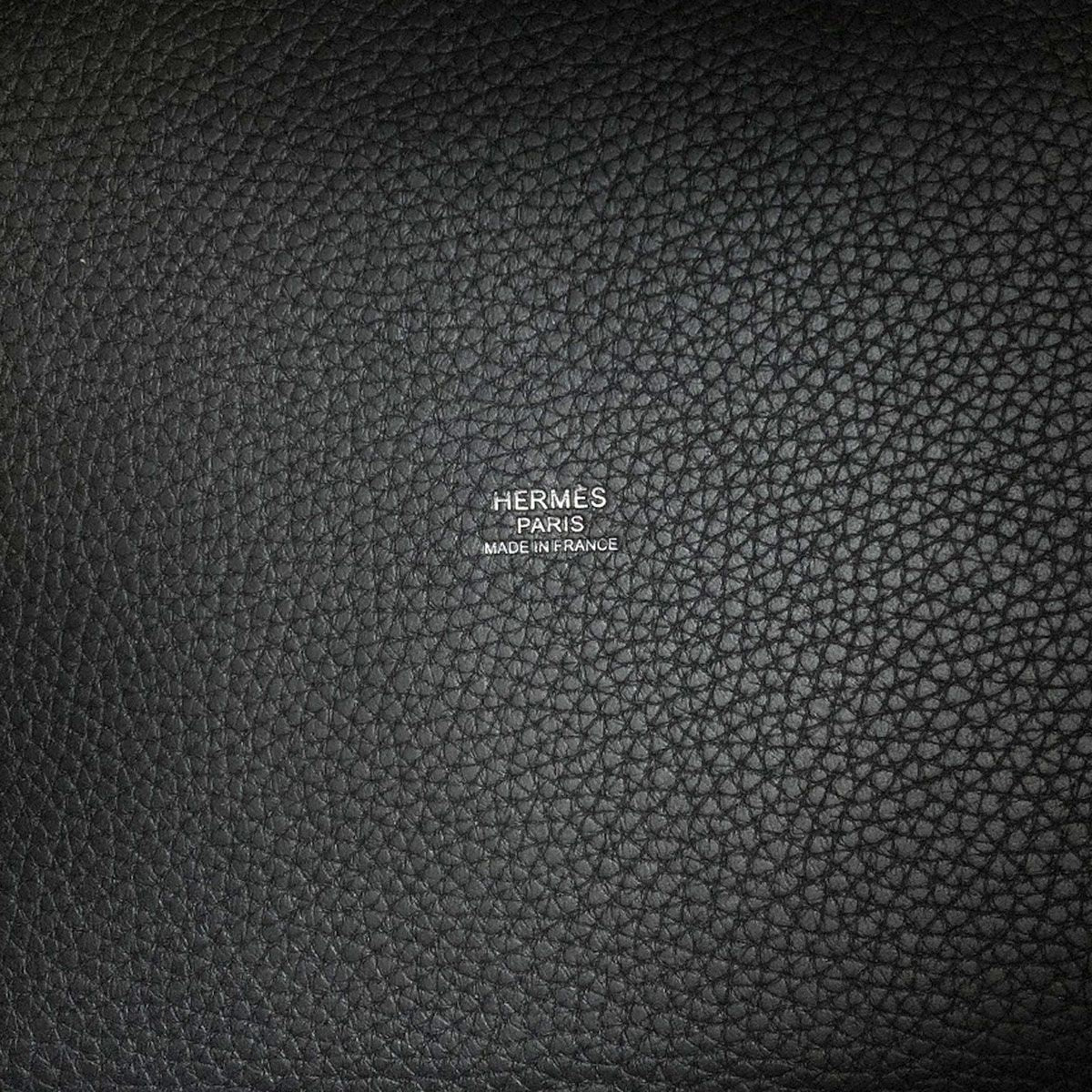 Hermes Picotin Lock Silver Handbag Taurillon Clemence — view 6