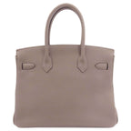 Hermes Birkin 30 Silver Handbag Togo — view 2