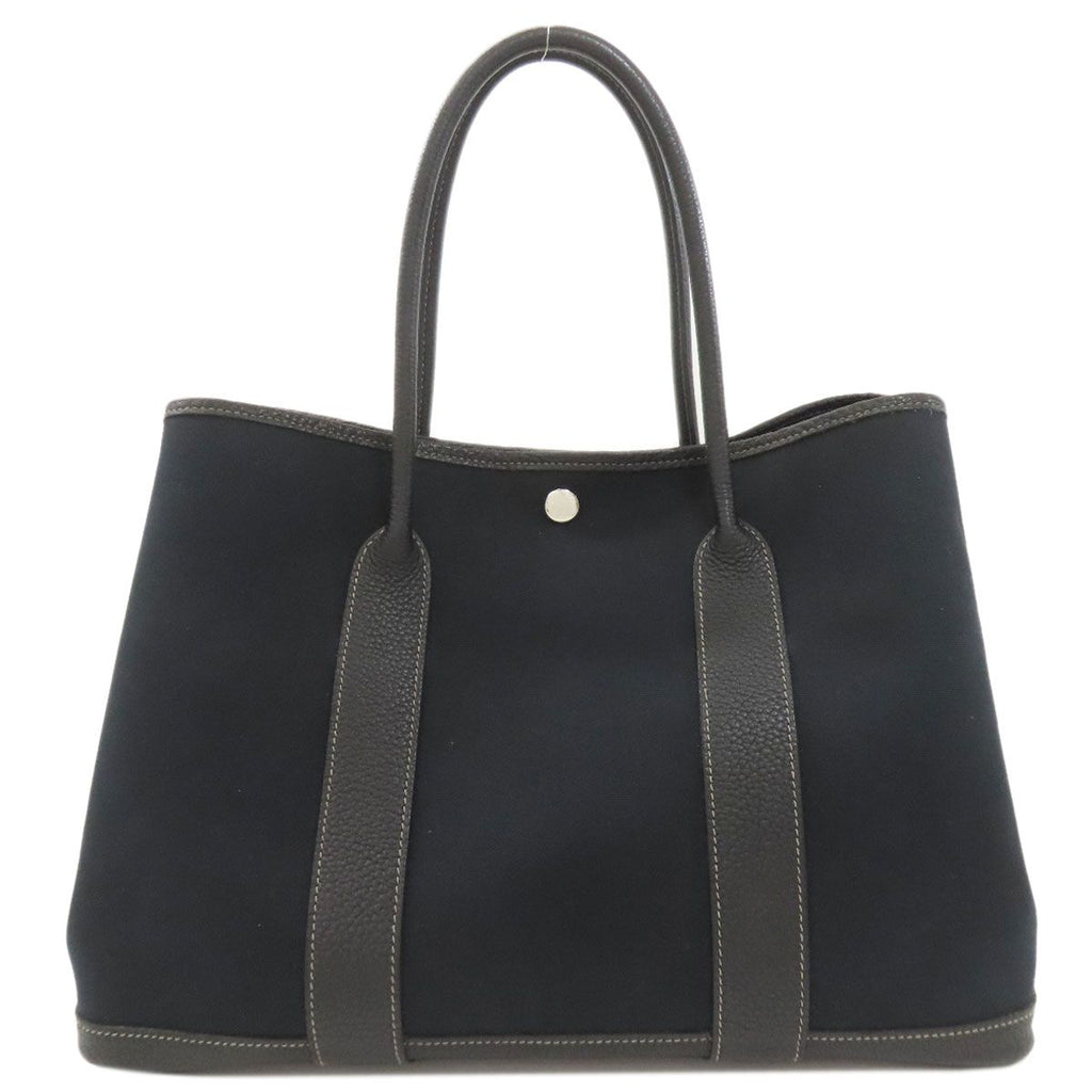 Hermes Garden Party PM Handbag Toile Officier