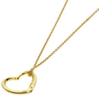 Tiffany & Co Open Heart Necklace 18k Yellow Gold