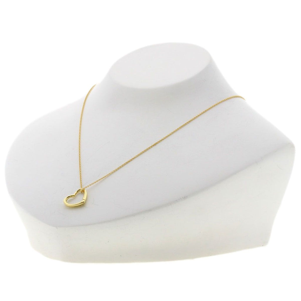 Tiffany & Co Open Heart Necklace 18k Yellow Gold — view 4