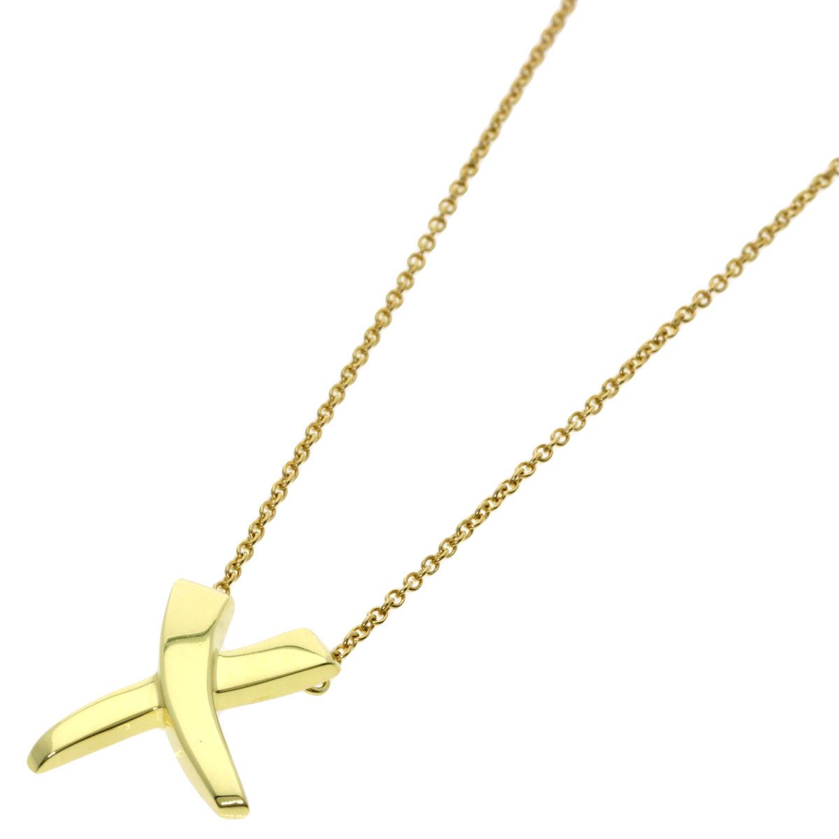 Tiffany & Co Kiss Necklace 18k Yellow Gold