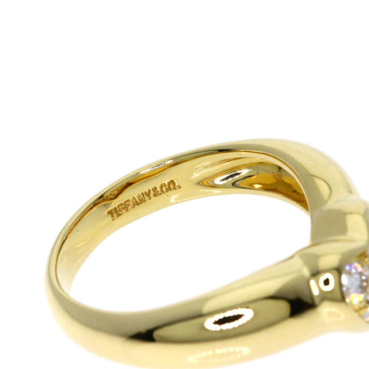 Tiffany & Co Friendship Diamond Ring 18k Yellow Gold — view 6