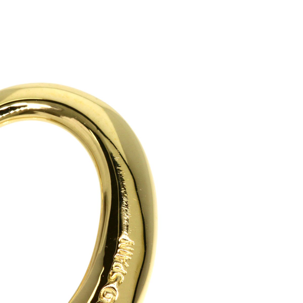 Tiffany & Co Open Heart Pendant 18k Yellow Gold — view 4