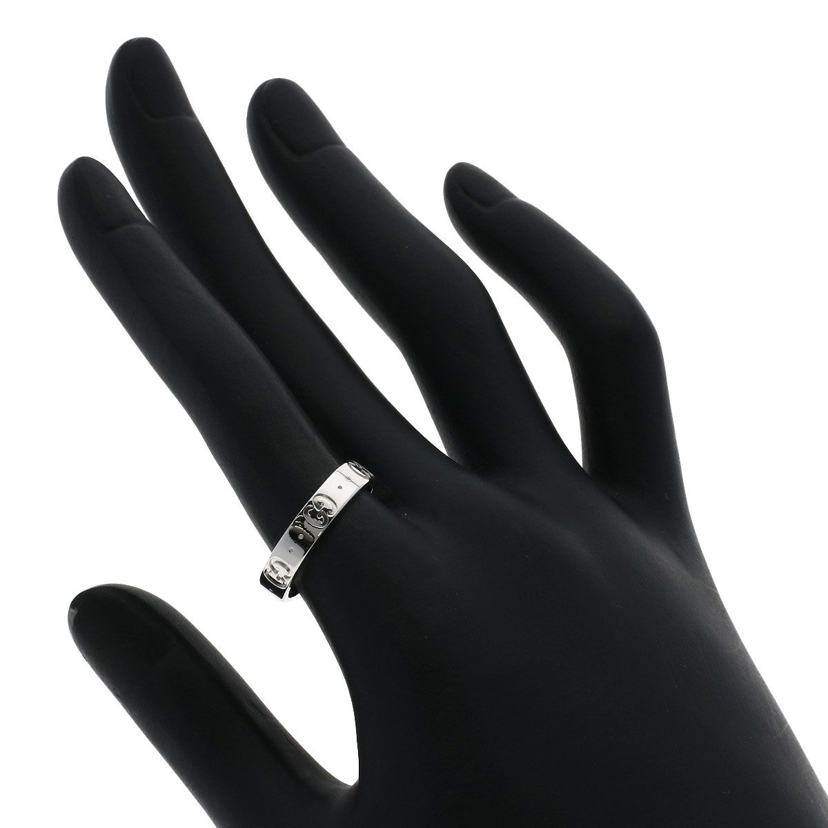 Gucci Icon Ring 18k White Gold — view 6