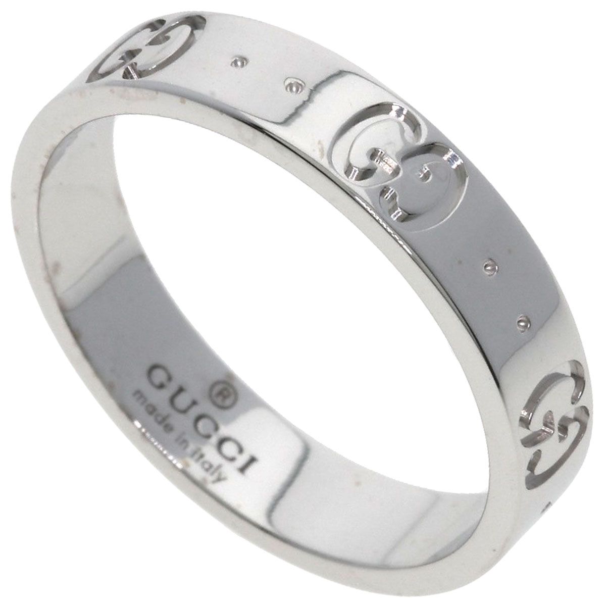 Gucci Icon Ring 18k White Gold