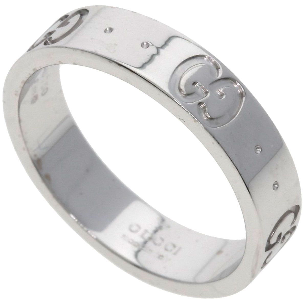 Gucci Icon Ring 18k White Gold