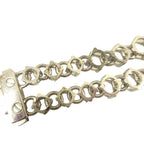 Prada Rose Bijou Bracelet Bangle Rhinestone Silver Pink — view 7