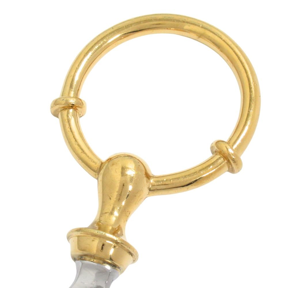 Hermes Bottle Opener Vintage Archive Yellow Gold Silver Shoulder — view 4