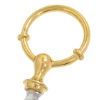 Hermes Bottle Opener Vintage Archive Yellow Gold Silver Shoulder — view 4