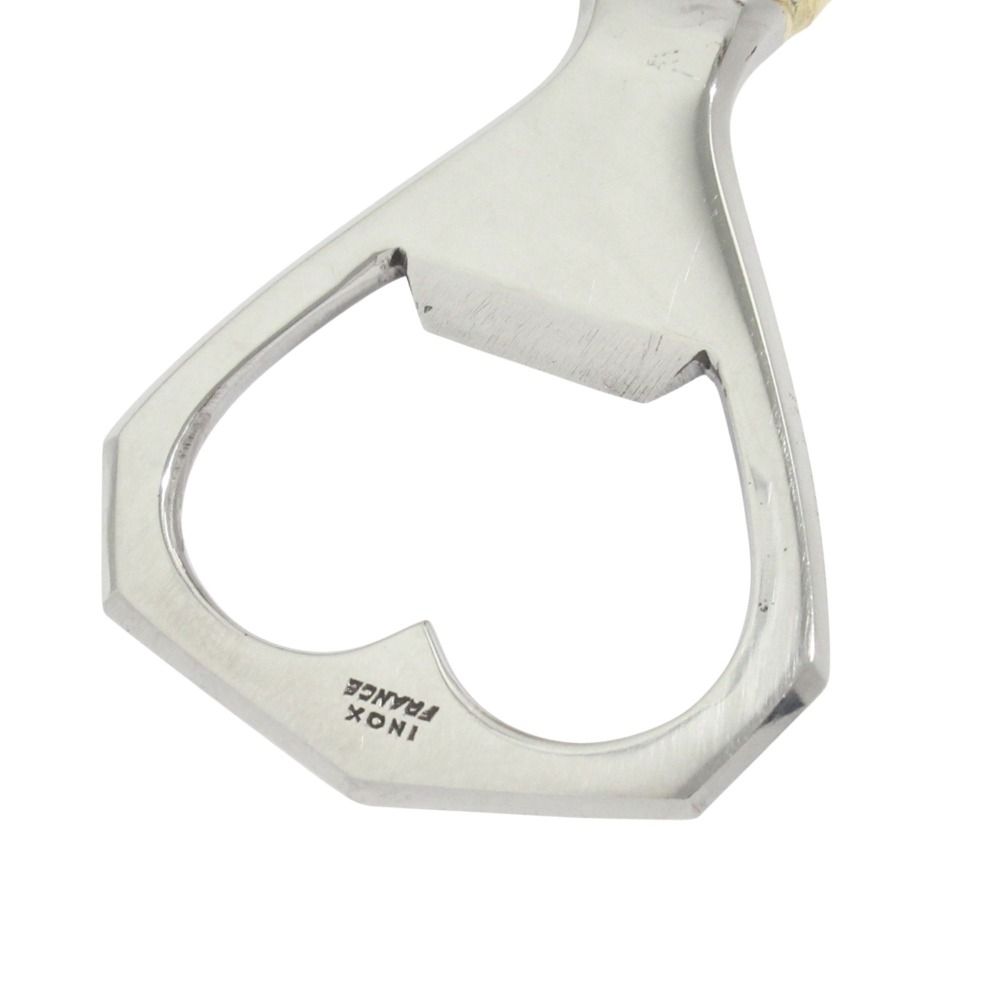 Hermes Bottle Opener Vintage Archive Yellow Gold Silver Shoulder — view 5