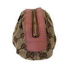 Gucci GG Canvas Bamboo Charm Pouch Beige/pink Pre Owned — view 2