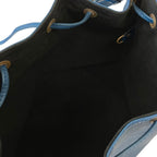 Louis Vuitton Epi Leather Petit Noe Shoulder Bag Blue Pre Owned — view 5