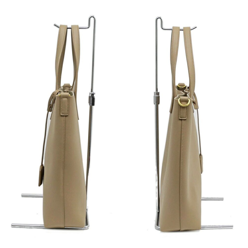 Saint Laurent Toy Shopping Small Dark Beige Tote Shoulder Handbag 2-Way — view 3