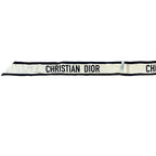 Dior Mitzah Silk Scarf White Multicolor Pre Owned — view 4