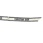 Dior Mitzah Silk Scarf White Multicolor Pre Owned — view 5