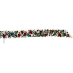Dior Mitzah Silk Scarf White Multicolor Pre Owned — view 3