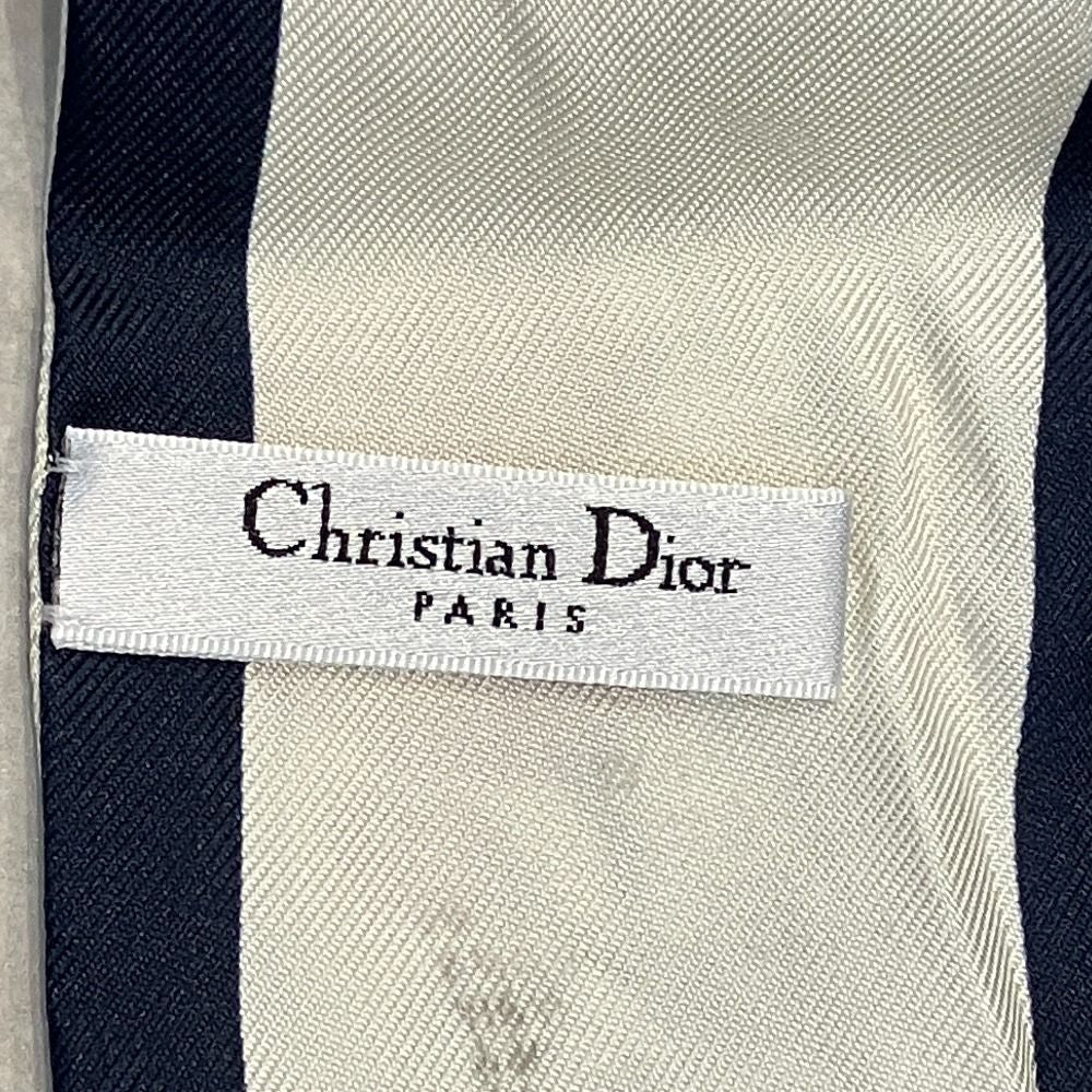 Dior Mitzah Silk Scarf White Multicolor Pre Owned — view 6