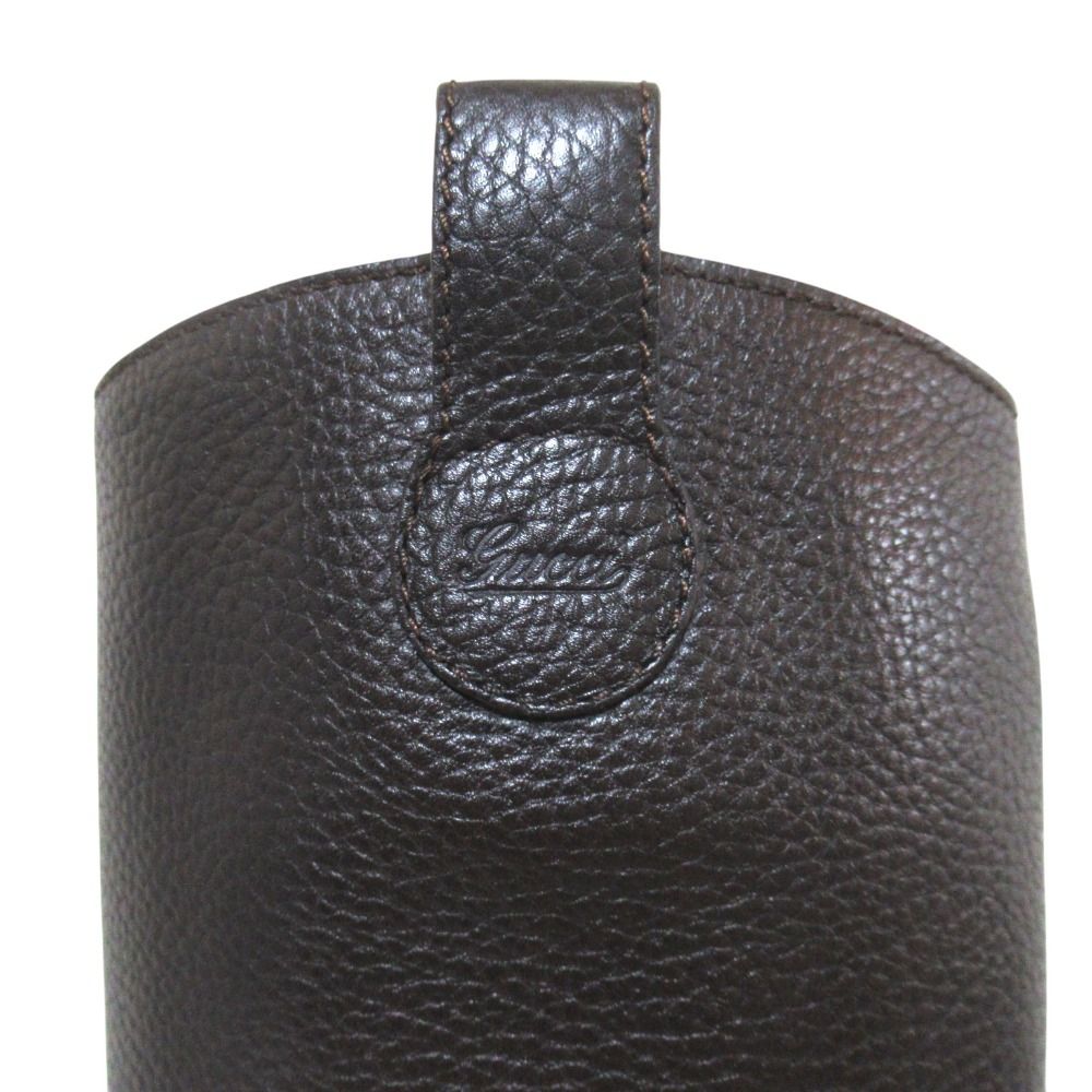 Gucci Sully Cles the Long Boots 35.5 Dark Brown Pre Owned — view 5
