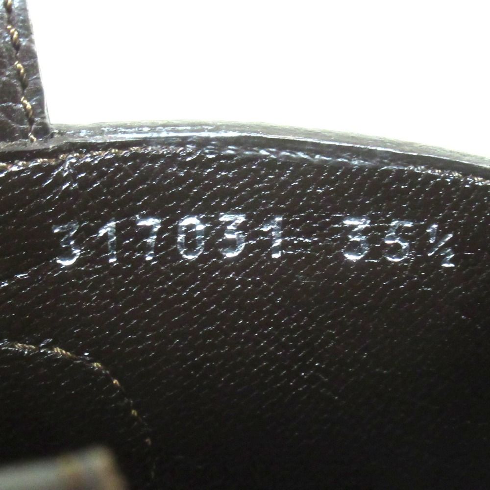 Gucci Sully Cles the Long Boots 35.5 Dark Brown Pre Owned — view 8