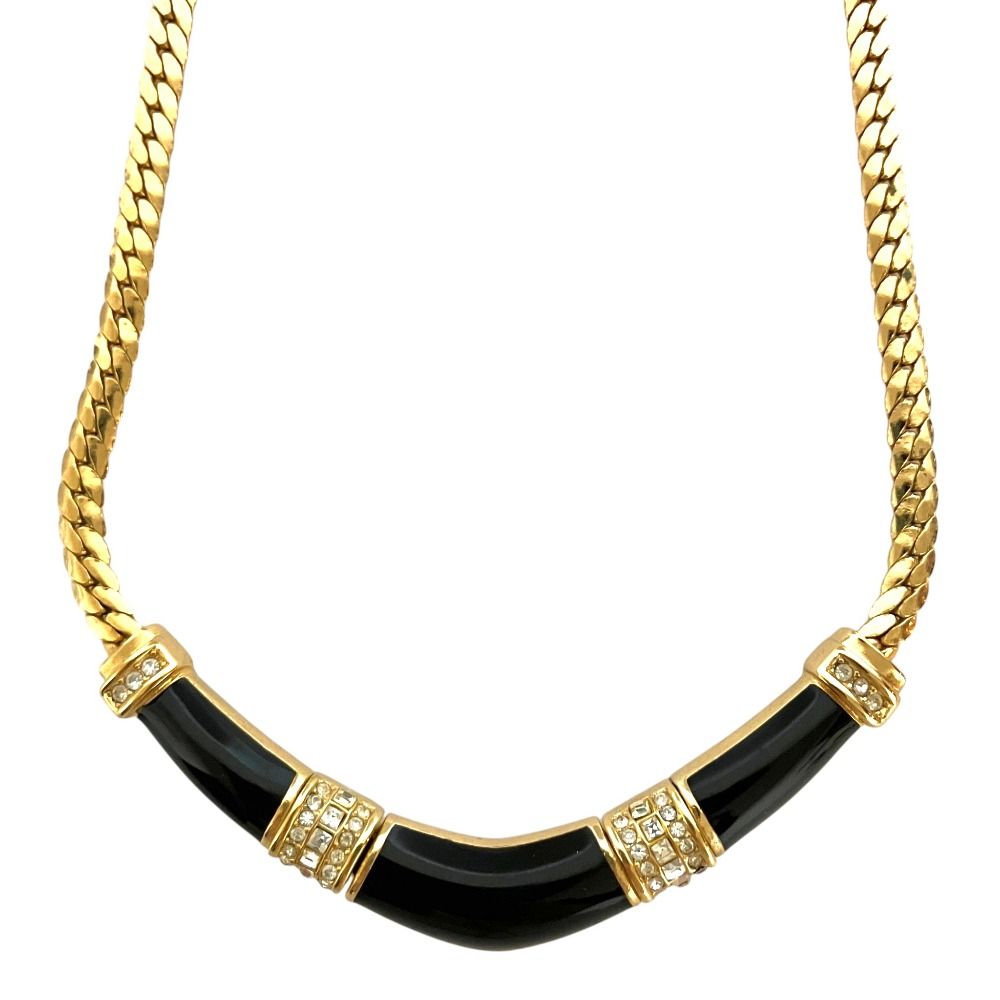 Dior Vintage Rhinestone Necklace Pre Owned