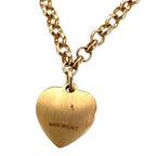 Celine Macadam Heart Charm Bracelet Gold Plated Color Pre Owned — view 2