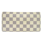 Louis Vuitton Emili Wallet Damier Azur Rose Ballerine Button Pre Owned — view 2