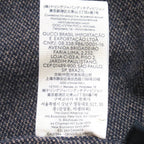 Gucci GG Cashmere Knit Beanie L Navy Beige Pre Owned — view 5
