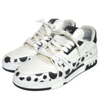 Louis Vuitton Yayoi Kusama Collaboration LV Trainers Leather Sneakers 7.5