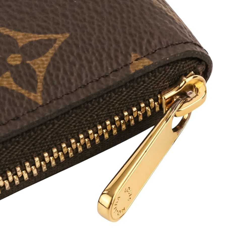 Louis Vuitton Monogram Zippy Coin Purse Wallet Brown / Pre Owned — view 6