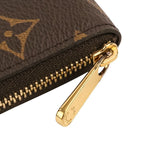 Louis Vuitton Monogram Zippy Coin Purse Wallet Brown / Pre Owned — view 6