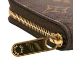 Louis Vuitton Monogram Zippy Coin Purse Wallet Brown / Pre Owned — view 5