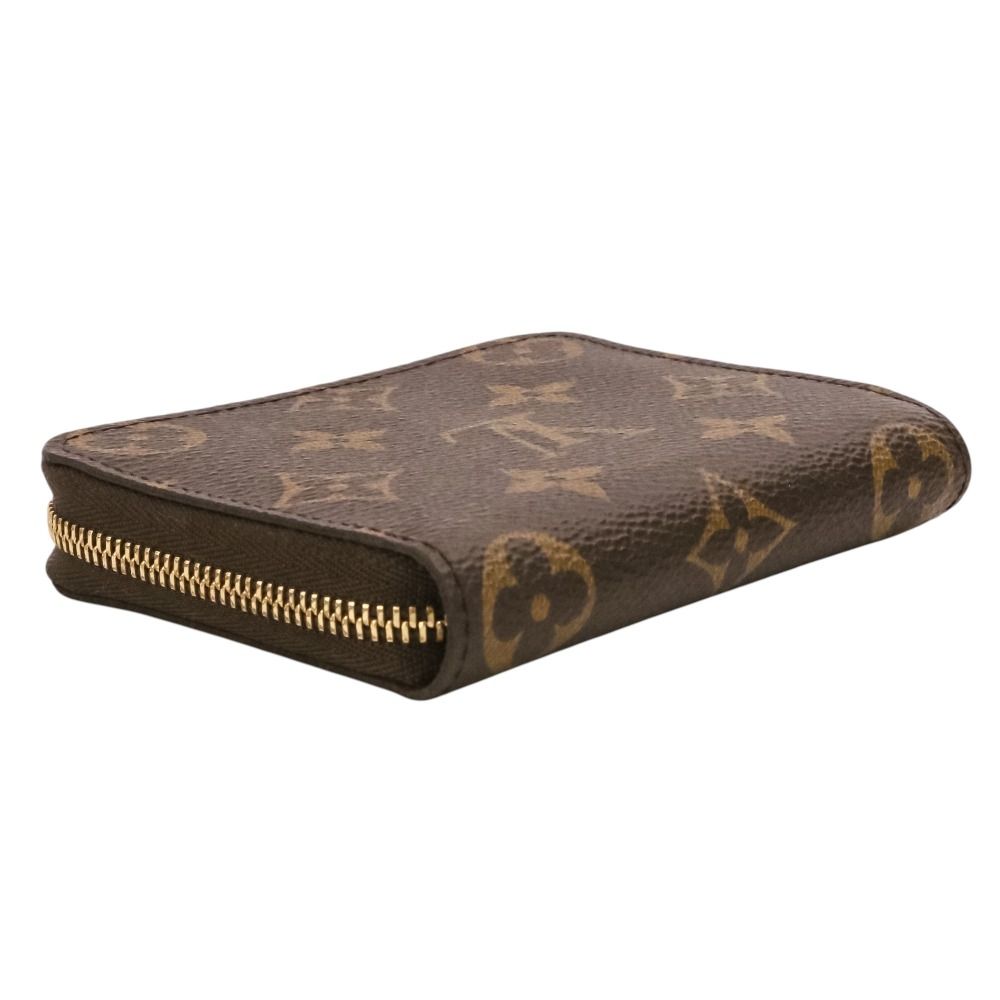Louis Vuitton Monogram Zippy Coin Purse Wallet Brown / Pre Owned — view 4