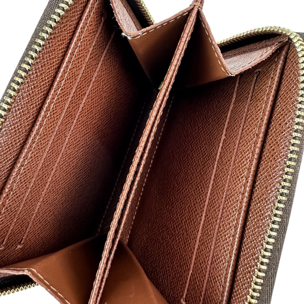 Louis Vuitton Monogram Zippy Coin Purse Wallet Brown / Pre Owned — view 7