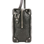 Gucci GG Embossed Soft Trunk Shoulder Bag Black / Pre Owned — view 5