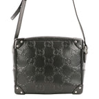 Gucci GG Embossed Soft Trunk Shoulder Bag Black / Pre Owned — view 2