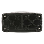 Gucci GG Embossed Soft Trunk Shoulder Bag Black / Pre Owned — view 6