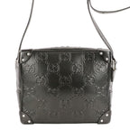 Gucci GG Embossed Soft Trunk Shoulder Bag Black / Pre Owned — view 3
