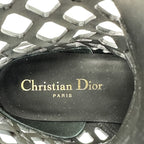 Dior D-trap Leather Mesh Lace Up Boots Black Pre Owned — view 9