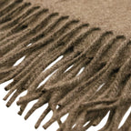 Hermes Cavalcade-l'esquisse Cashmere Fringed Shawl Etoupe Brown Pre Owned Scarf — view 9
