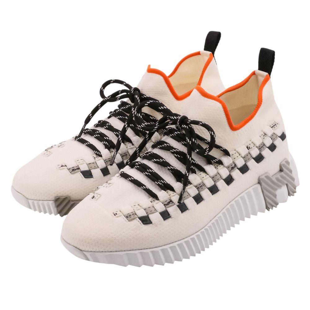 Hermes Flex Mesh Sneakers 35 White