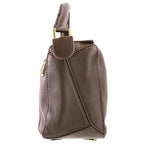Loewe Small Featherlight Puzzle in Nappa Lambskin Shoulder Bag Dark Brown — view 4