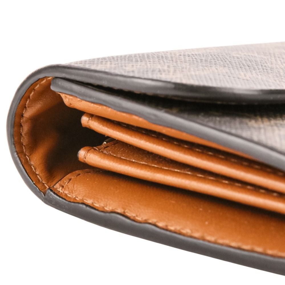 Celine Triomphe Wallet Brown Pre Owned — view 5