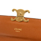 Celine Triomphe Wallet Brown Pre Owned — view 8